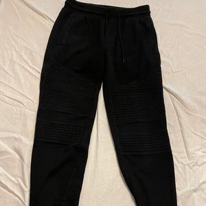 Divided cotton joggers in size small